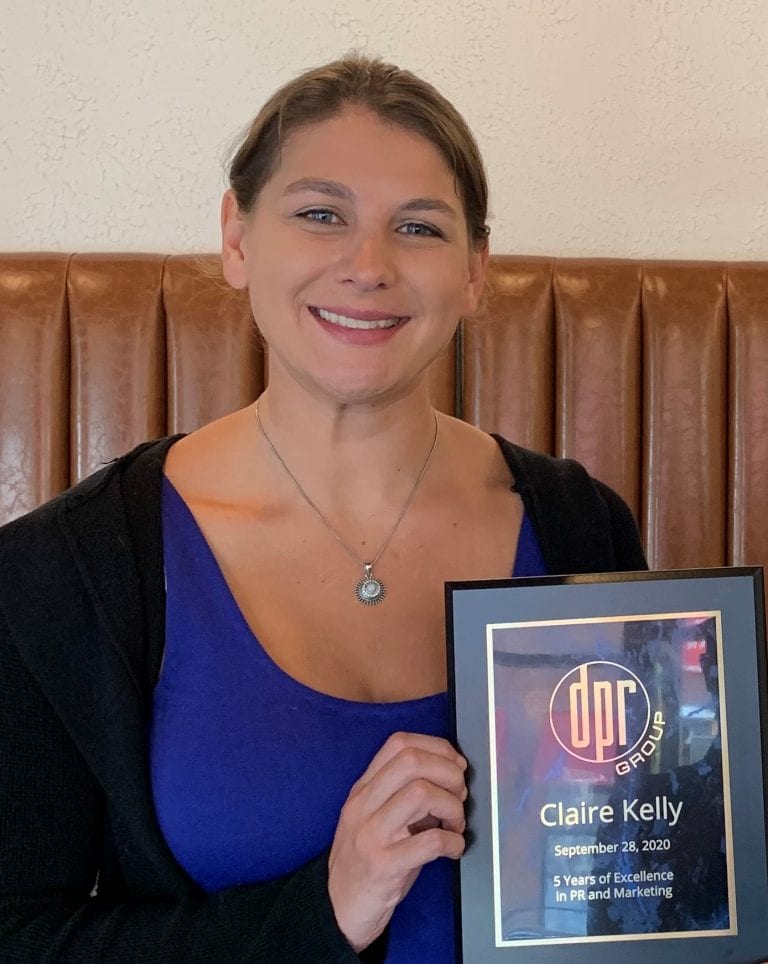 DPR Group Congratulates Claire Kelly for Five Years of PR & Marketing ...